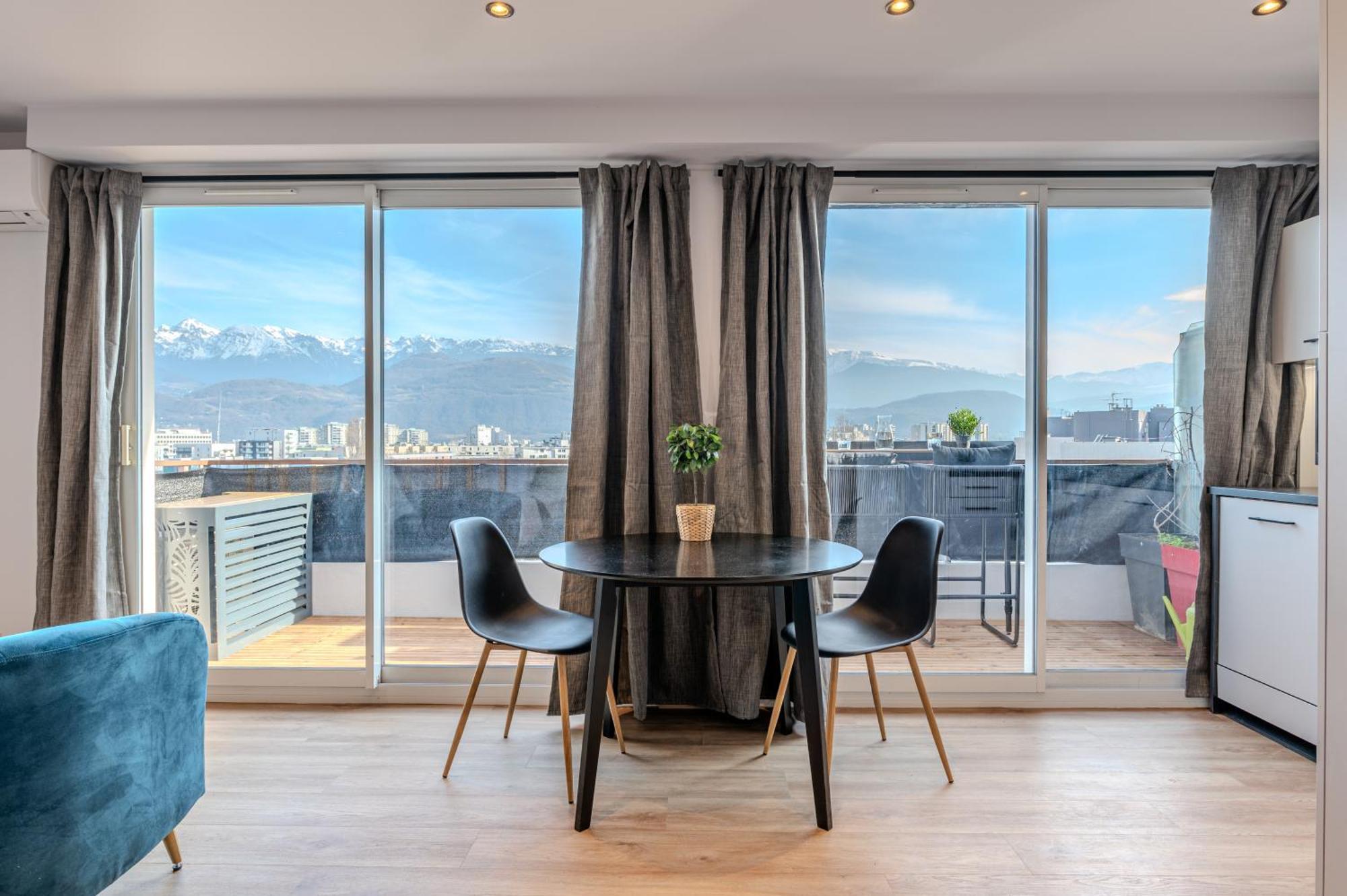 Studio Vue Montagne Гренобль Экстерьер фото